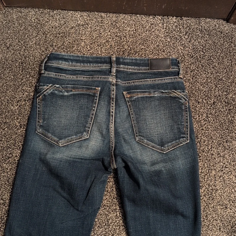 Buckle Black Blue Denim Flare Jeans 25x34 - Picture 5 of 14